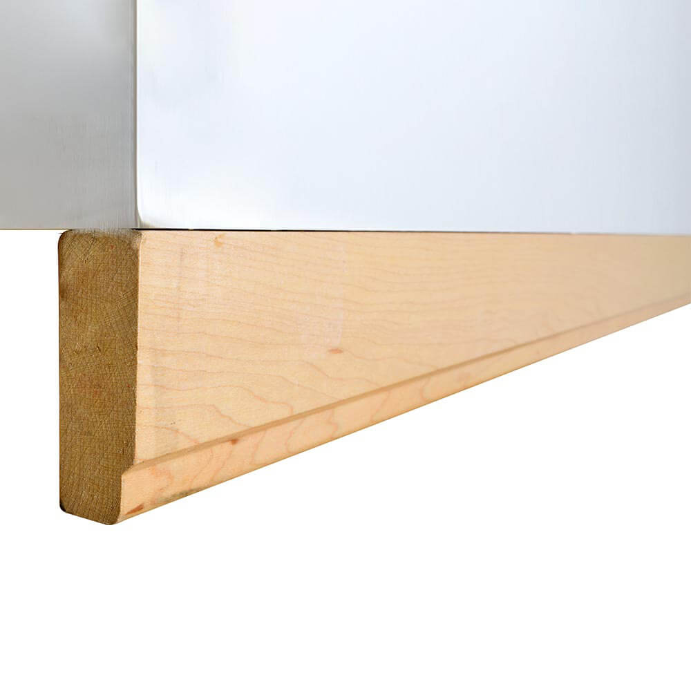 Stylish furniture kick moldings showcasing Zen Livings quality craftsmanship in Calgary home renovations.