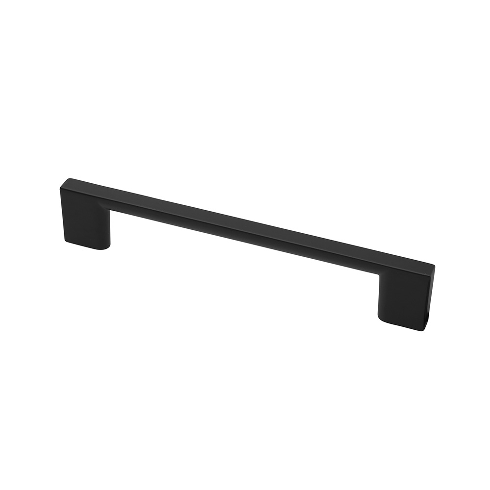Graphite Denman handle for kitchen cabinets from Zen Living, Calgary, showcasing modern design and quality craftsmanship.