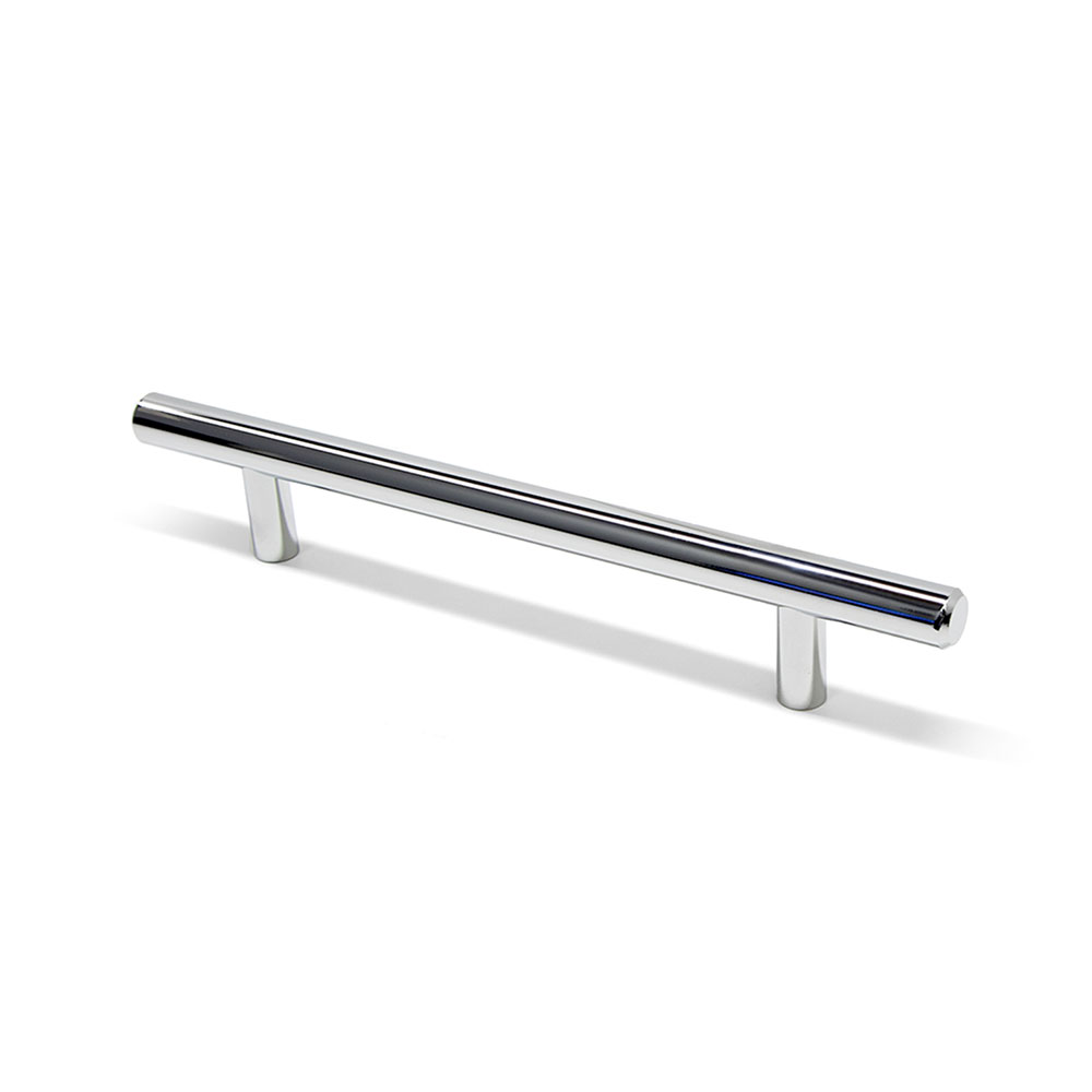 Brushed satin nickel cabinet handle from Zen Living, ideal for modern kitchens in Calgary.