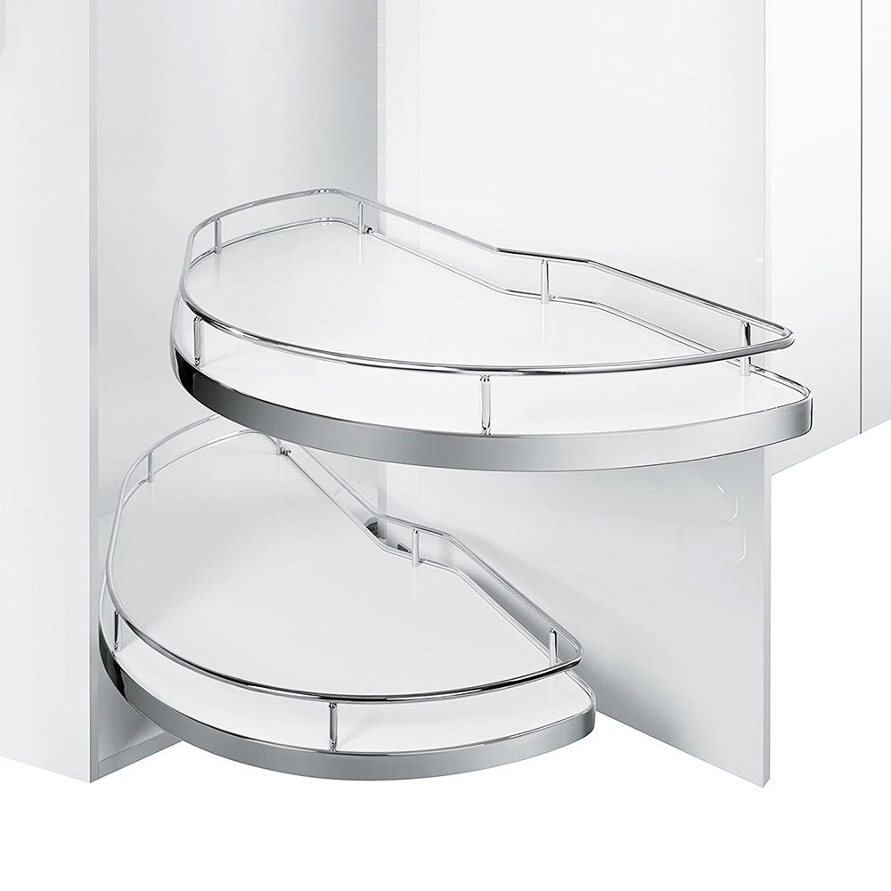 Lazy Susan accessory for kitchen cabinets from Zen Living, enhancing organization and accessibility in Calgary homes.