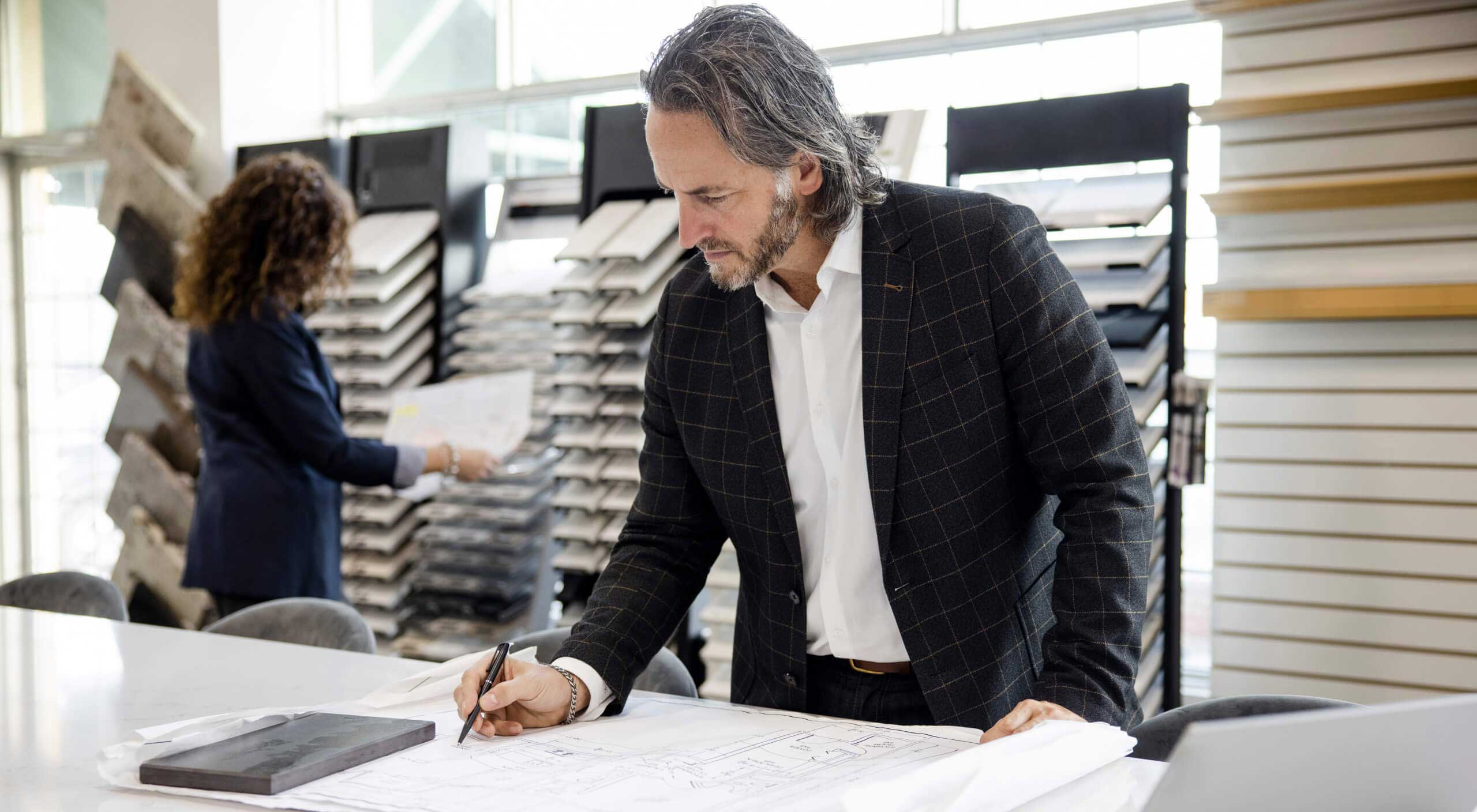 Stylish kitchen cabinets and countertops showcasing Zen Livings renovation products in Calgary.