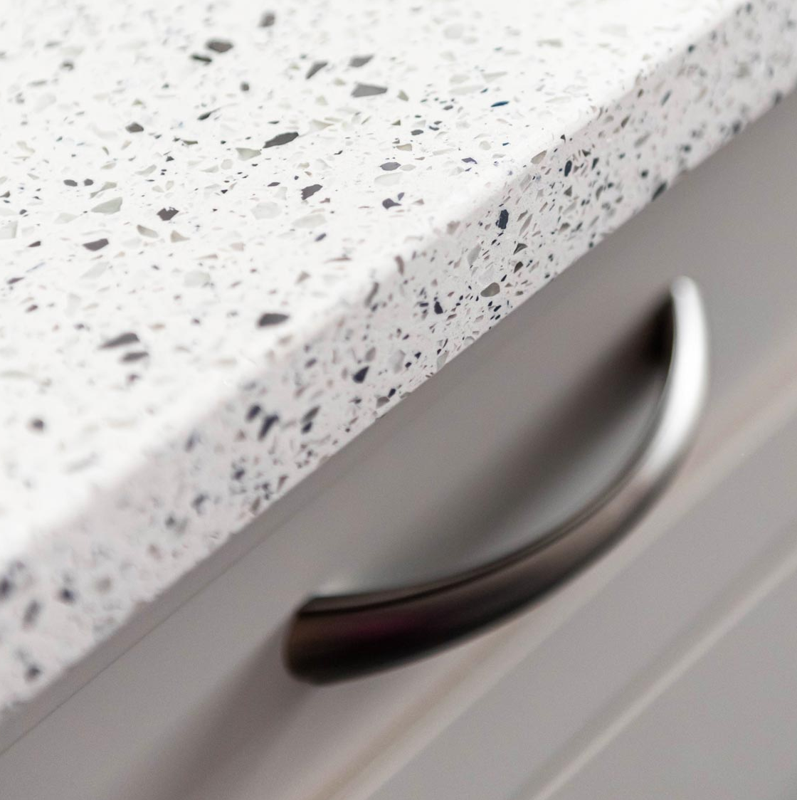 Hinges and slides for kitchen cabinets, showcasing quality hardware options at Zen Living in Calgary.