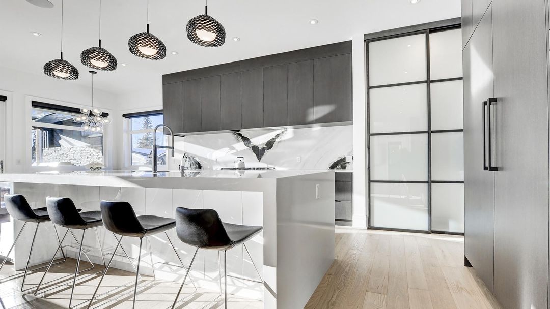 Stylish Calgary kitchen cabinets showcasing modern design and functionality for inspired home renovations.