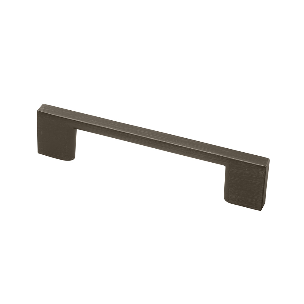 Bronze Champagne Denman handle for kitchen cabinets, ideal for Calgary home renovations.