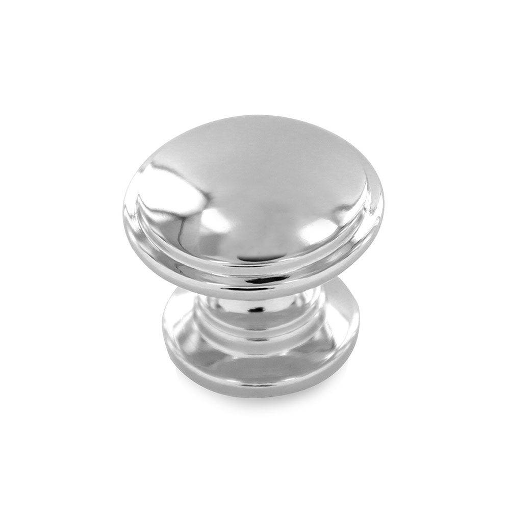 Brushed nickel Roseberry handle for kitchen cabinets from Zen Living, Calgary home renovation products.