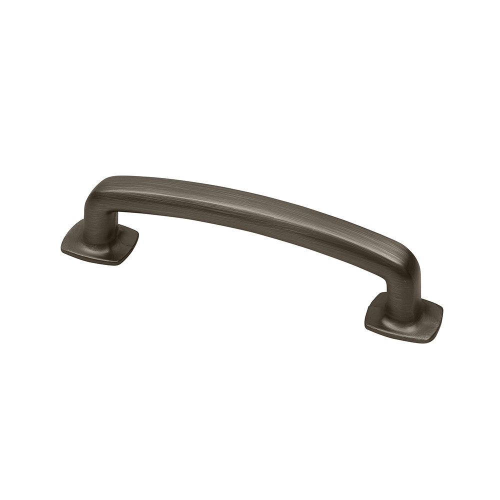 Brushed brass cabinet handle from Zen Living, ideal for Calgary kitchen renovations.