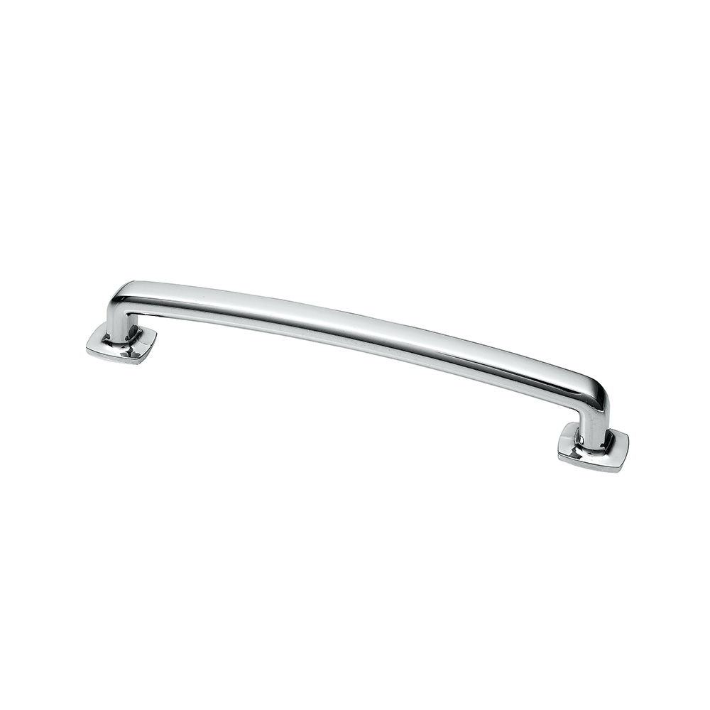 Brushed satin nickel handle 9450-64-BSN-3 for Calgary kitchen cabinets and home renovations.