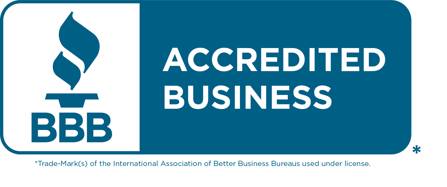 BBB Accreditation badge showcasing Zen Livings commitment to quality kitchen cabinets and home renovation in Calgary.