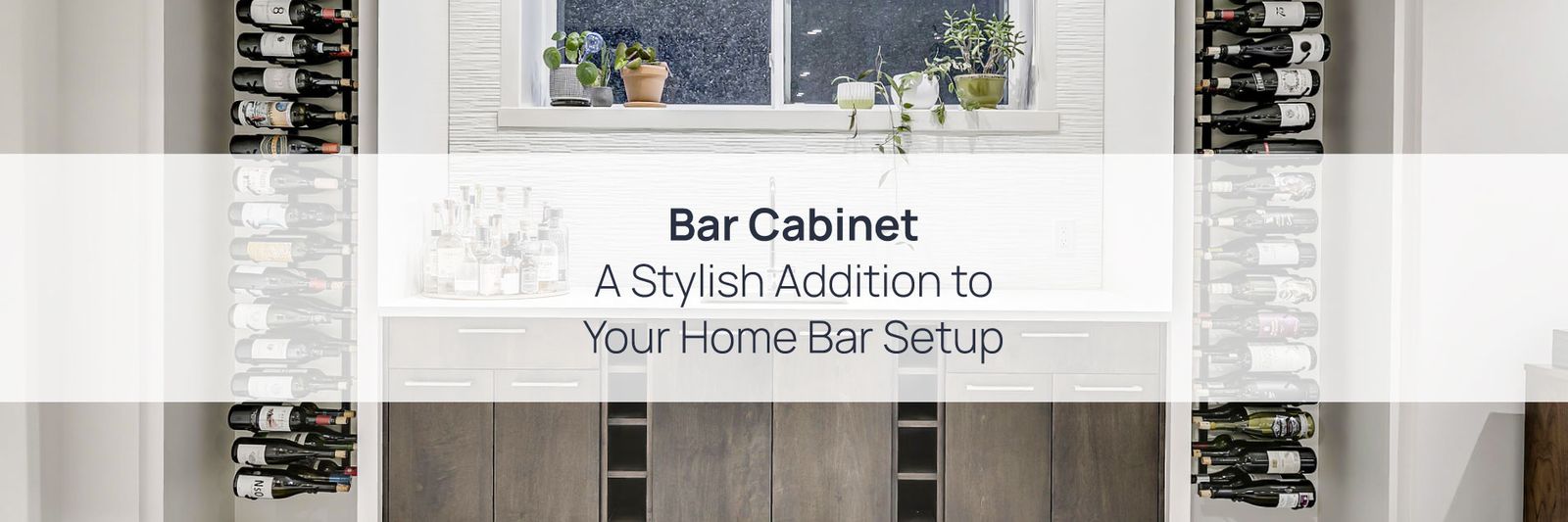 Elegant bar cabinet showcasing stylish design and storage, perfect for home bar setups in Calgary.