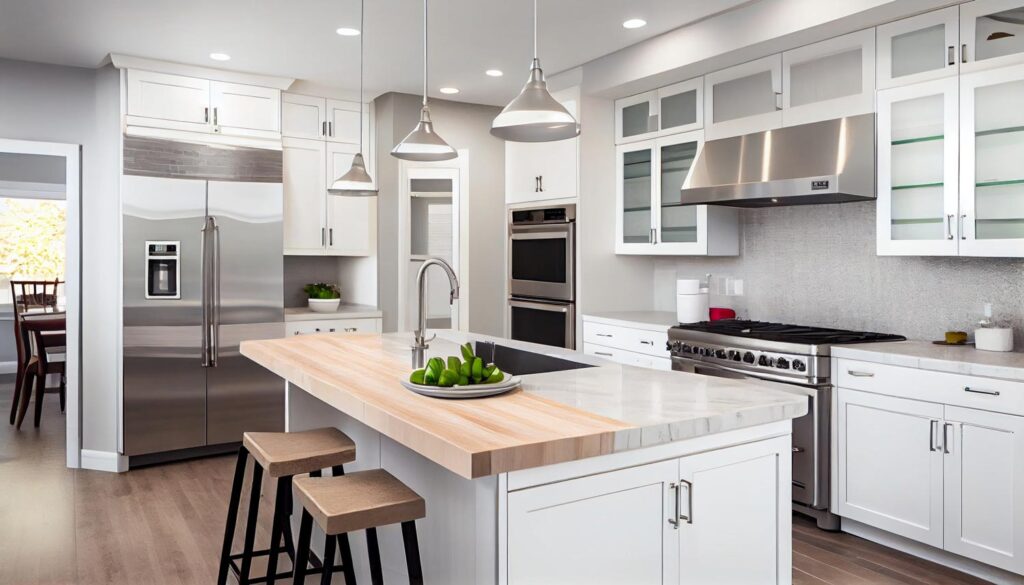 7 Kitchen Countertops and Other Surfaces to Refresh Your Home in 2023 9 67627381ff44aa5c3002762f 646c669b1626a4b36f0b25f7 Mixed Material Combinations 01