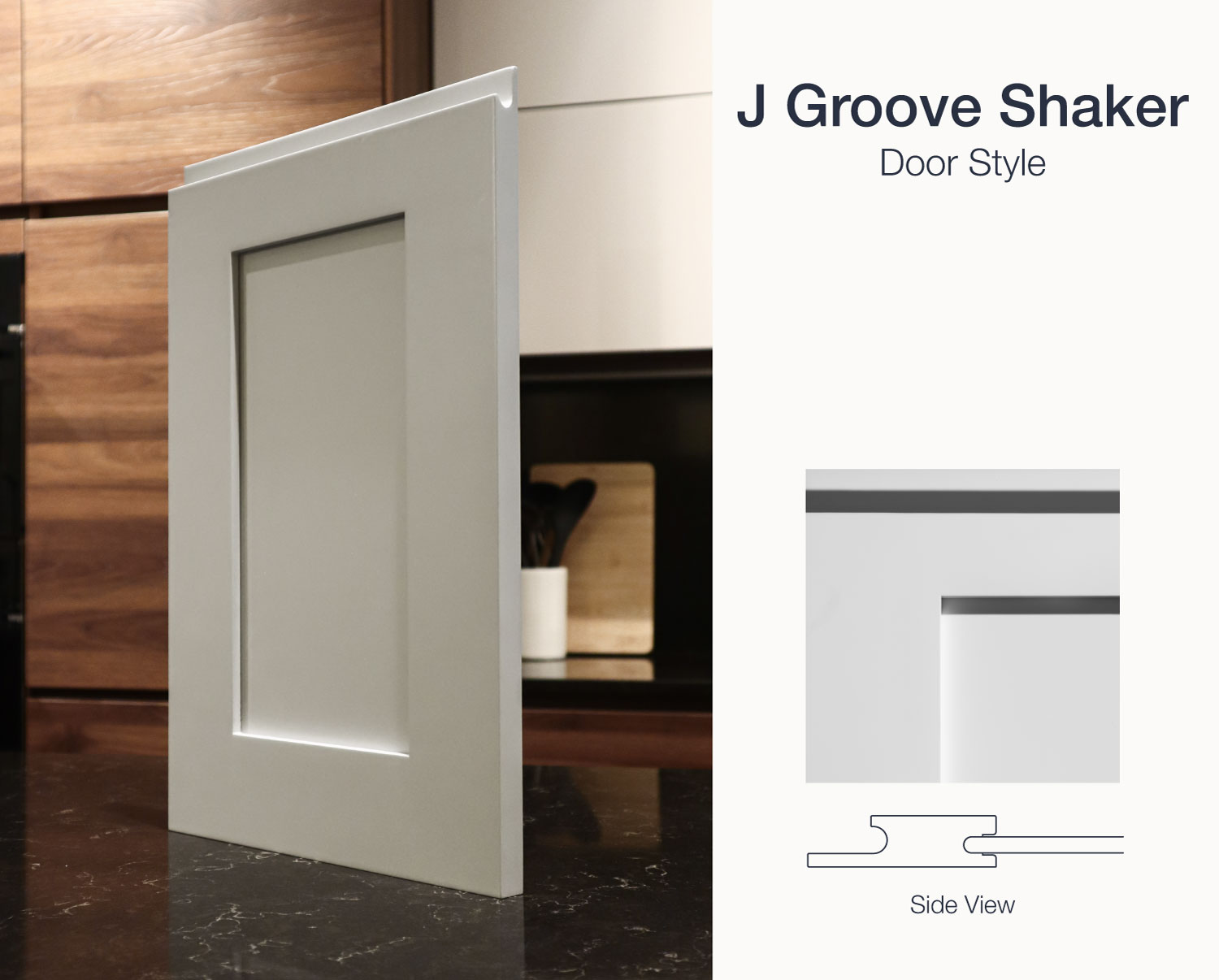 J-Groove Shaker cabinet door