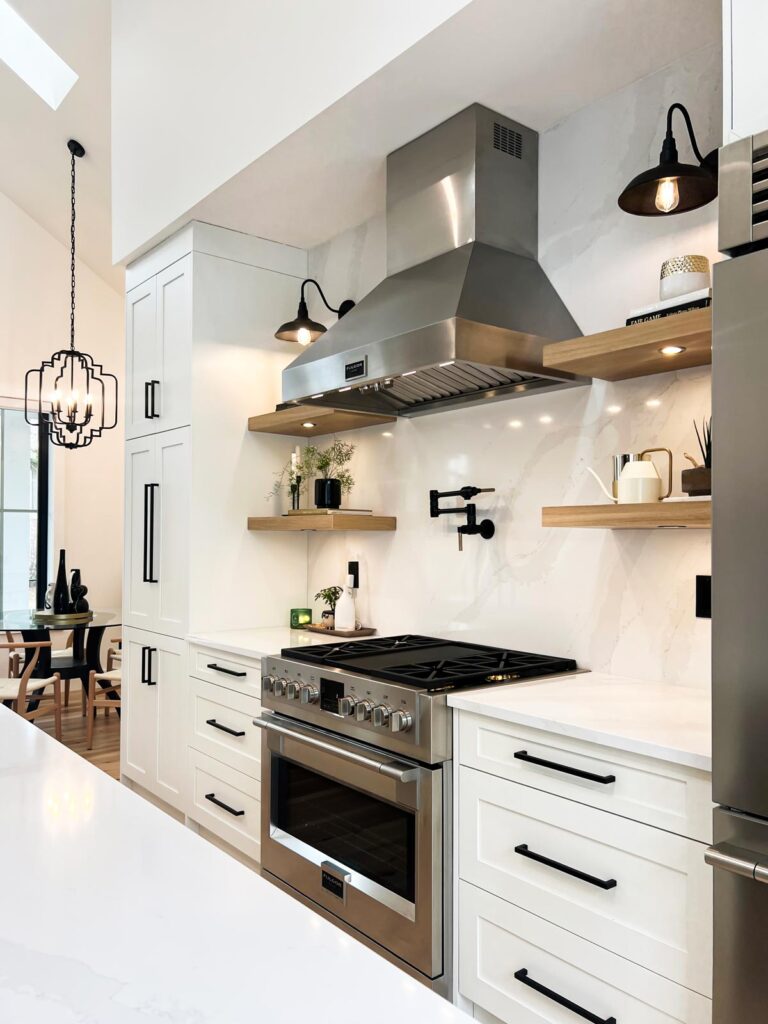 Kitchen Spotlight: Transforming the Plouffe's SW Calgary Home 6 6762955d9bf29bd9aac940af 64eef3e3710802694d1d7d5e Kitchen cabinets Slide In Range and Chimney
