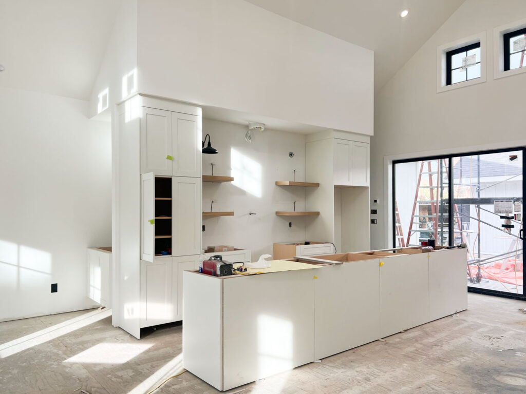 Kitchen Spotlight: Transforming the Plouffe's SW Calgary Home 3 6762955d9bf29bd9aac940b5 64eef2a3fd1c97a9c189ddfe Kitchen cabinets Challenges and Vision