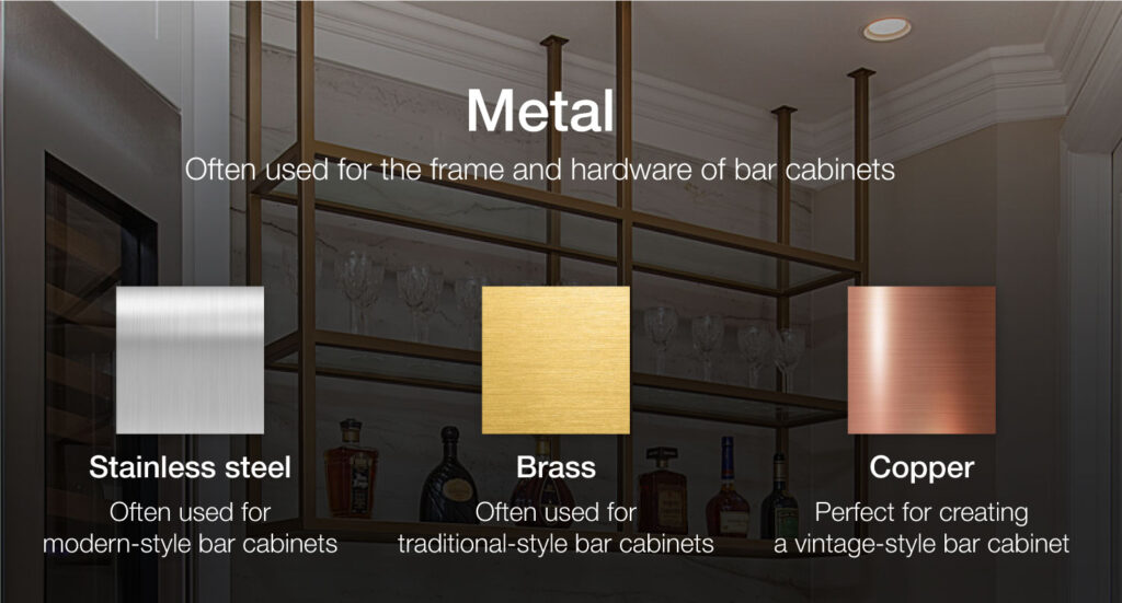 679b354ffff238417c5a532f 6513aefaaec7e61f98b4b84a Bar Cabinet Materials Used in Bar Cabinet Construction metal