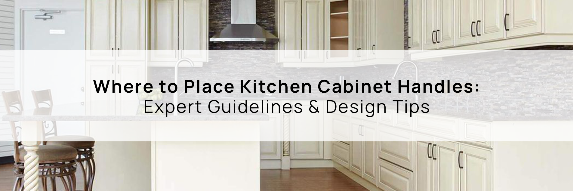 Modern kitchen showcasing expert design tips and proper placement of cabinet handles.